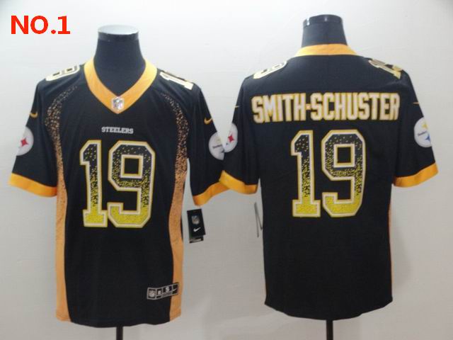 Men's Pittsburgh Steelers #19 JuJu Smith-Schuster Jersey NO.1;